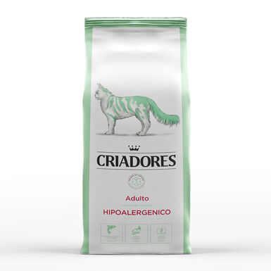 Criadores Ração Hipoalergênico Dietética com Peixe para Gatos