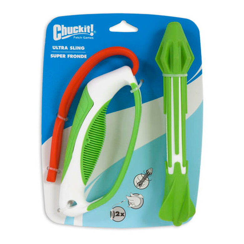 Chuckit! juguete para perros lanza flechas de goma Imagem número 1 Chuckit! juguete para perros lanza flechas de goma Imagem número 1