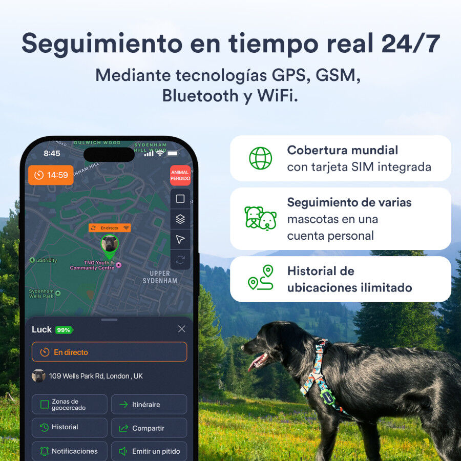 Trackimo Petloc8 4G Rastreador GPS para c&atilde;es e gatos, , large Imagem n&uacute;mero 7