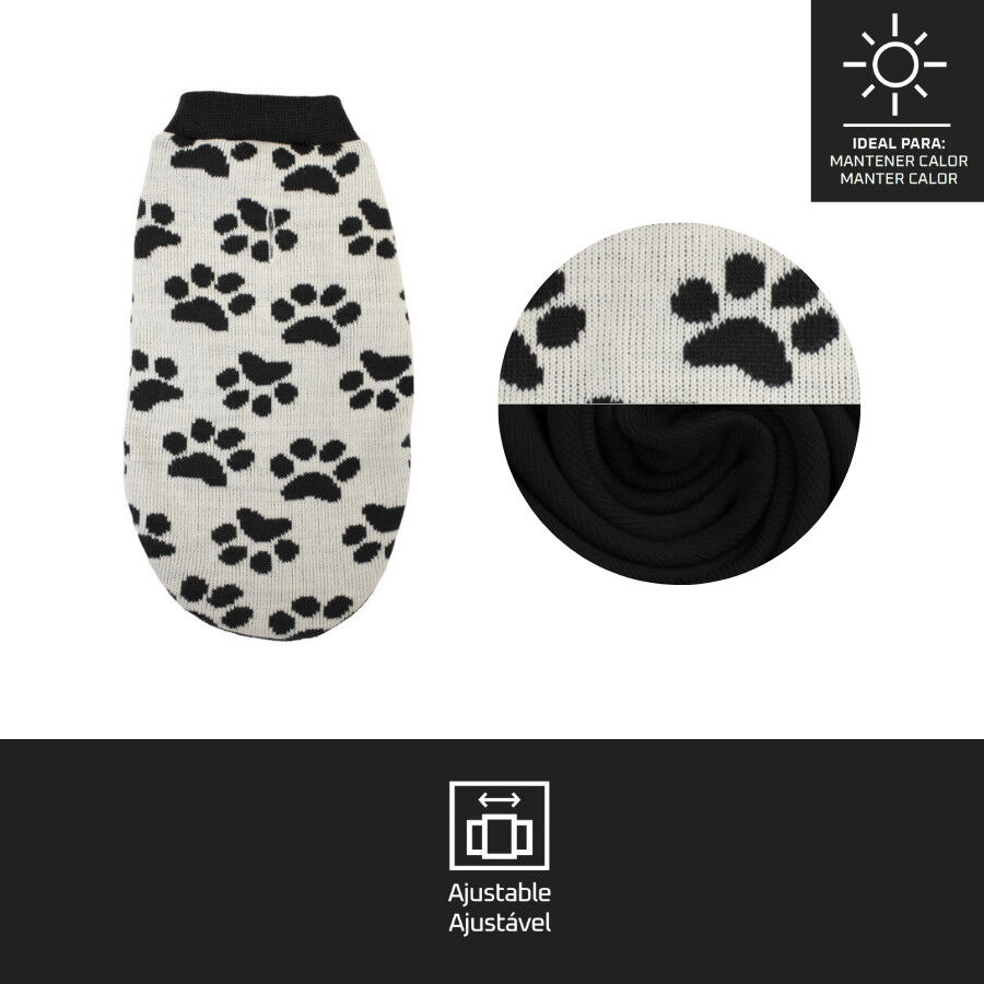 Outech Casaco Polar Pawprint para c&atilde;es, , large Imagem n&uacute;mero 5