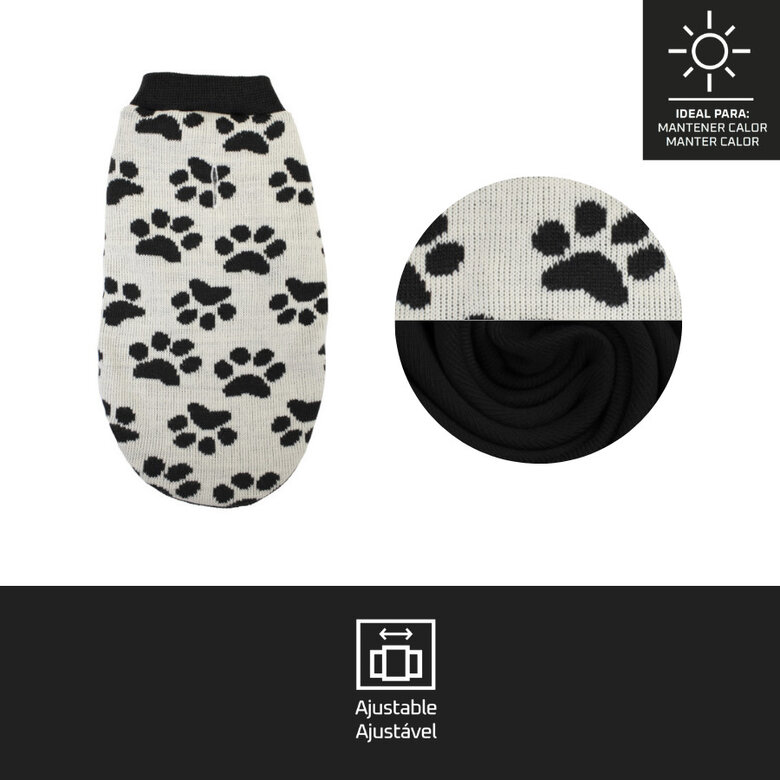 Outech Casaco Polar Pawprint para cães,  Imagem número 5 Outech Casaco Polar Pawprint para cães, , large Imagem número 5