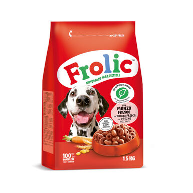 Frolic Ração Semi-Úmida para Cães Adultos Sabor Carne Bovina