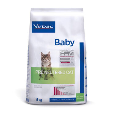 Virbac Baby Pre Neutered Hpm ração para gatos