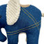 Tootoy! Comfort Denim Elephant peluche com som para cães, , large Indicador imagem número 3