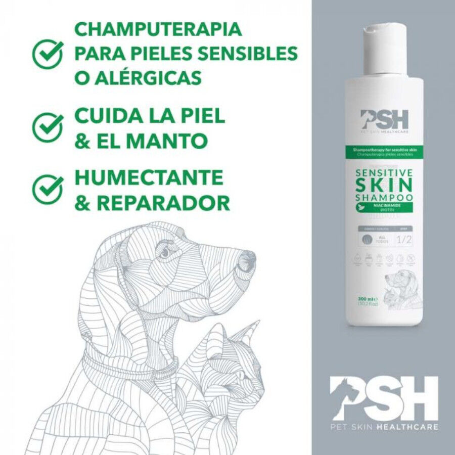 PSH Sensitive Champ&ocirc; para c&atilde;es e gatos, , large Imagem n&uacute;mero 3