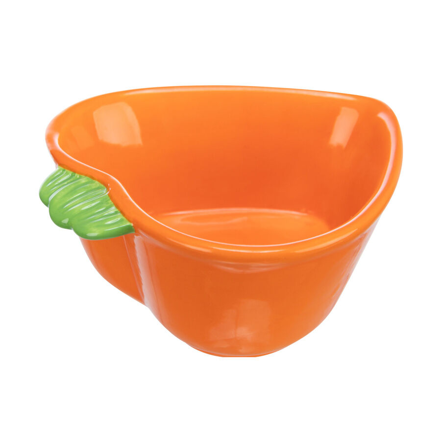 180 ml Trixie Comedor de Cer&aacute;mica Cenoura para roedores, , large Imagem n&uacute;mero 1