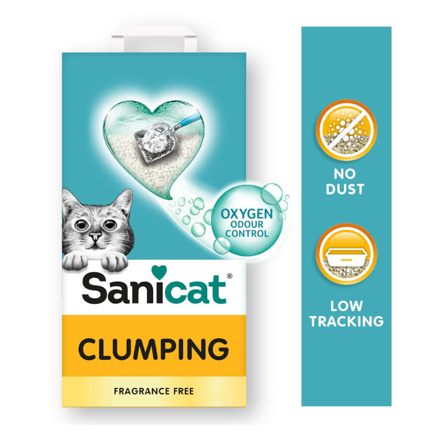 10 L Sanicat Cumpling Areia Aglomerante para gatos, , large Imagem n&uacute;mero 3
