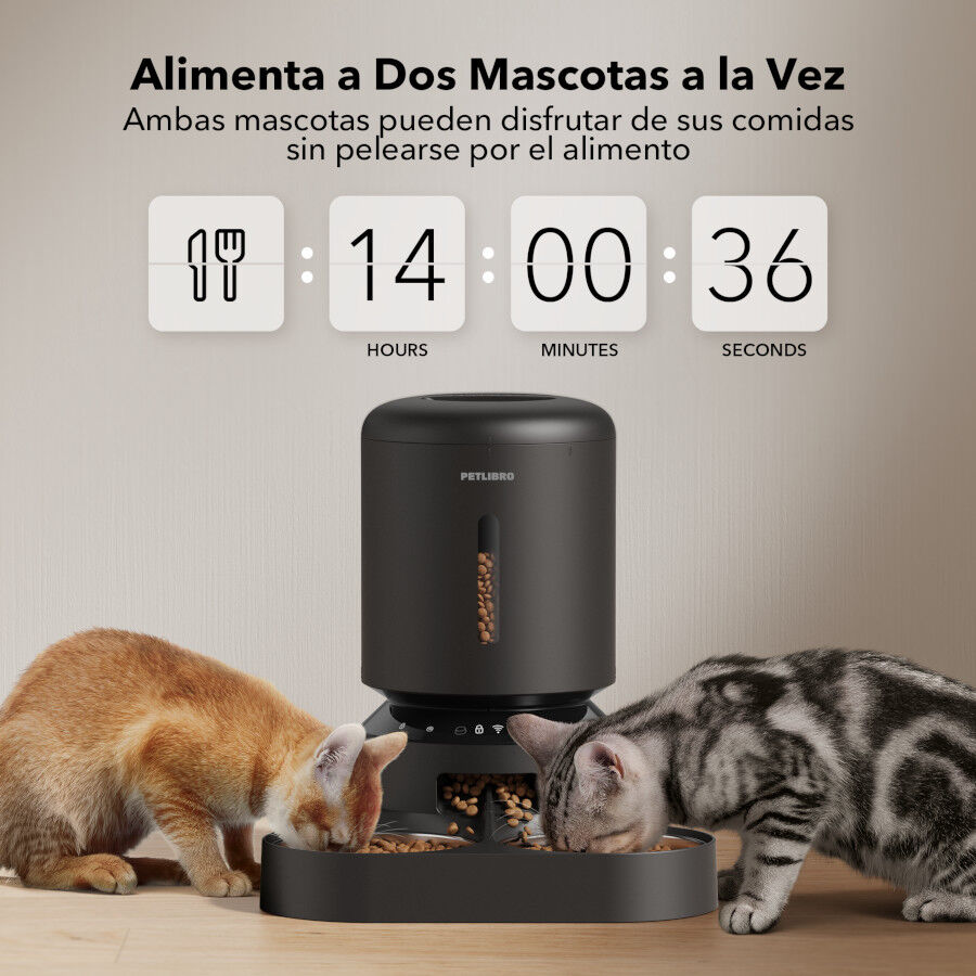 Petlibro Granary Comedouro Autom&aacute;tico com Dupla Bandeja para c&atilde;es e gatos, , large Imagem n&uacute;mero 2
