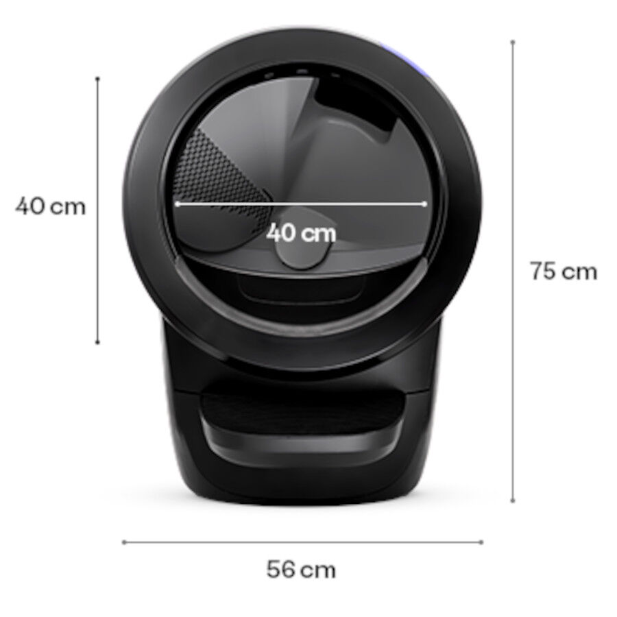 Litter-Robot Caixa de Areia Autom&aacute;tica Preta para gatos, , large Imagem n&uacute;mero 3