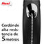 Flexi New Classic Trela extensível com cordão preto para cães, , large Indicador imagem número 3