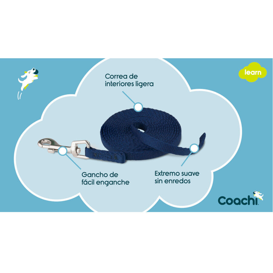 Coachi Trela de adestramento azul para c&atilde;es, , large Imagem n&uacute;mero 4