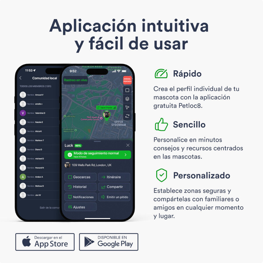 Trackimo Petloc8 4G Rastreador GPS para c&atilde;es e gatos, , large Imagem n&uacute;mero 5