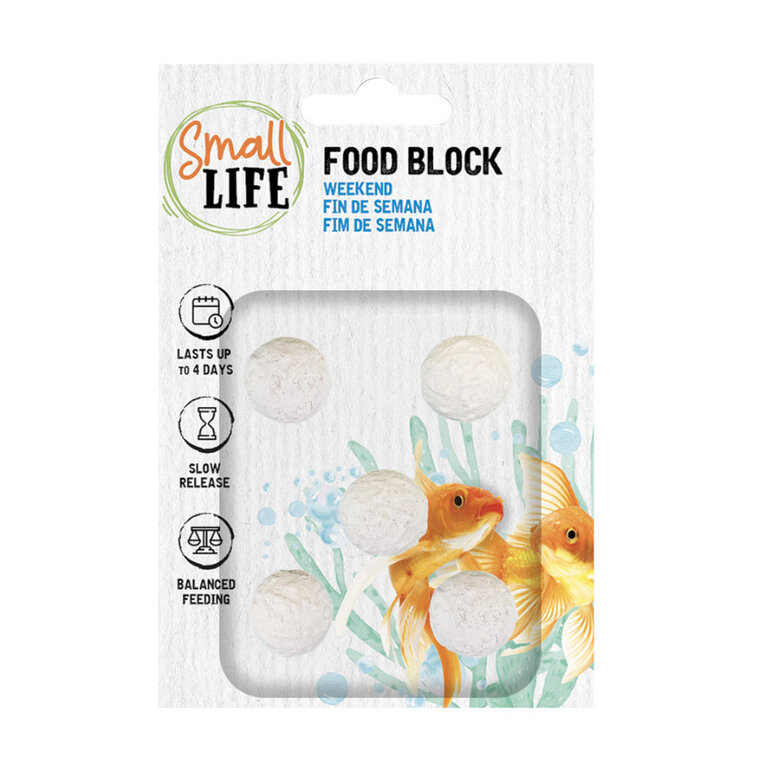 Small Life Bloco de Alimento Fim de Semana para peixes,  Imagem número 1 Small Life Bloco de Alimento Fim de Semana para peixes, , large Imagem número 1