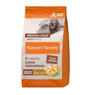 Nature's Variety Healthy Grain Adult Medium Maxi Frango ração para cães