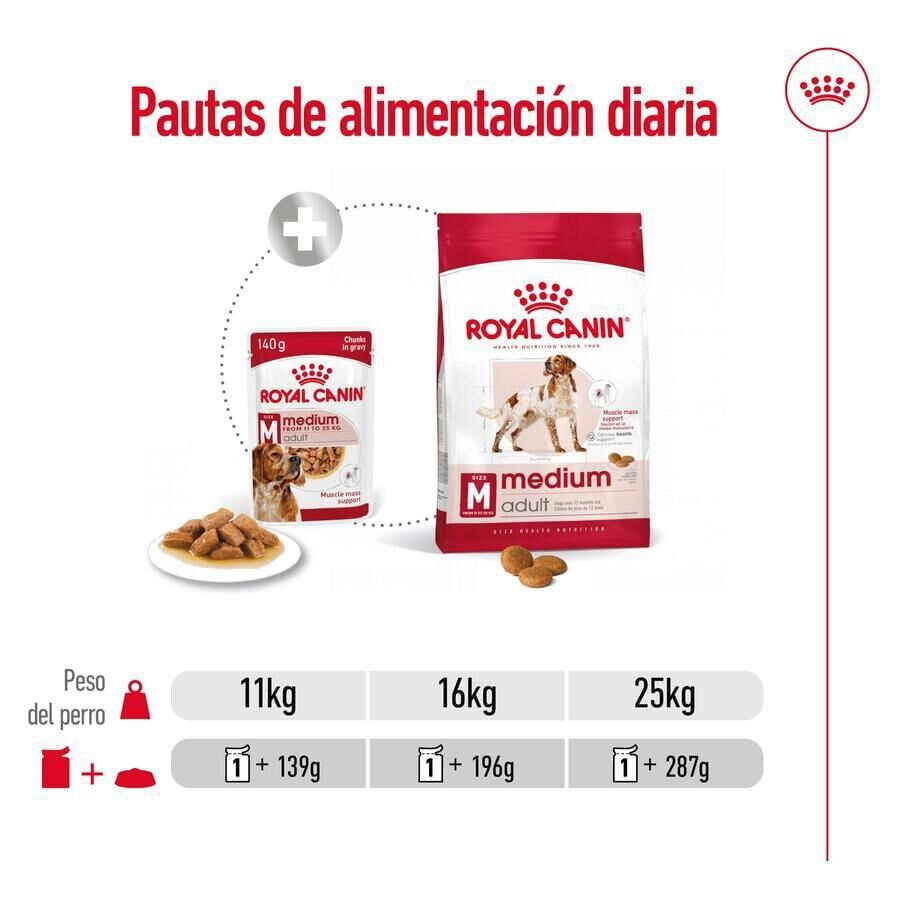 140 g Royal Canin Medium Adult saquetas em molho para c&atilde;es, , large Imagem n&uacute;mero 7