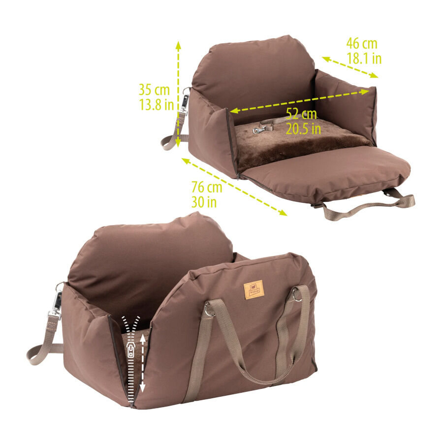 Ferplast Cruiser Castanho  Bolsa de Transporte para c&atilde;es, , large Imagem n&uacute;mero 7