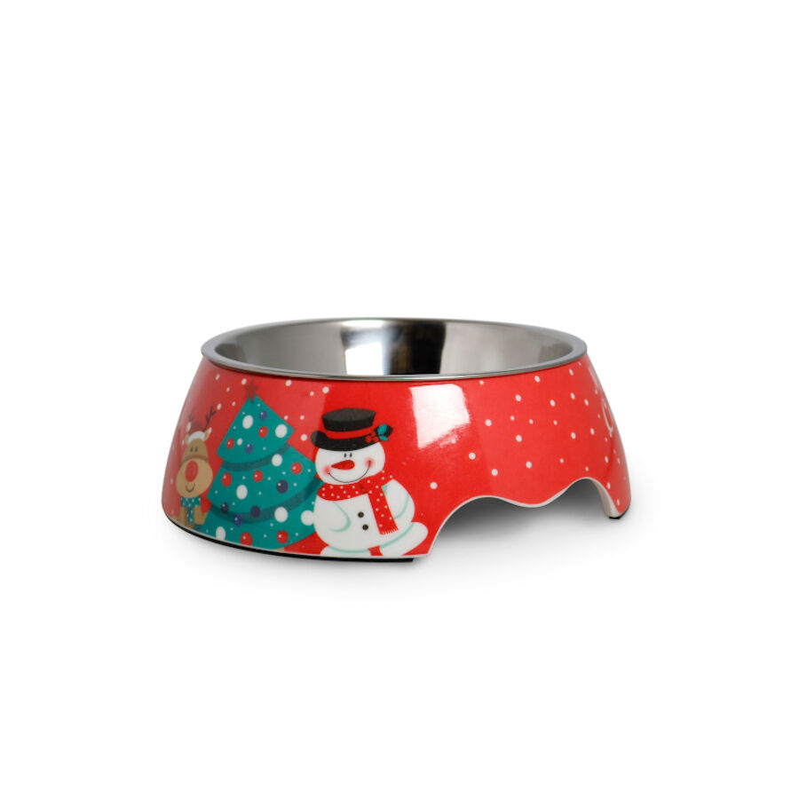Wonder Christmas Pai Natal Bowl Tigela para c&atilde;es e gatos, , large Imagem n&uacute;mero 1