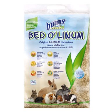 Bunny cama de lino roedores