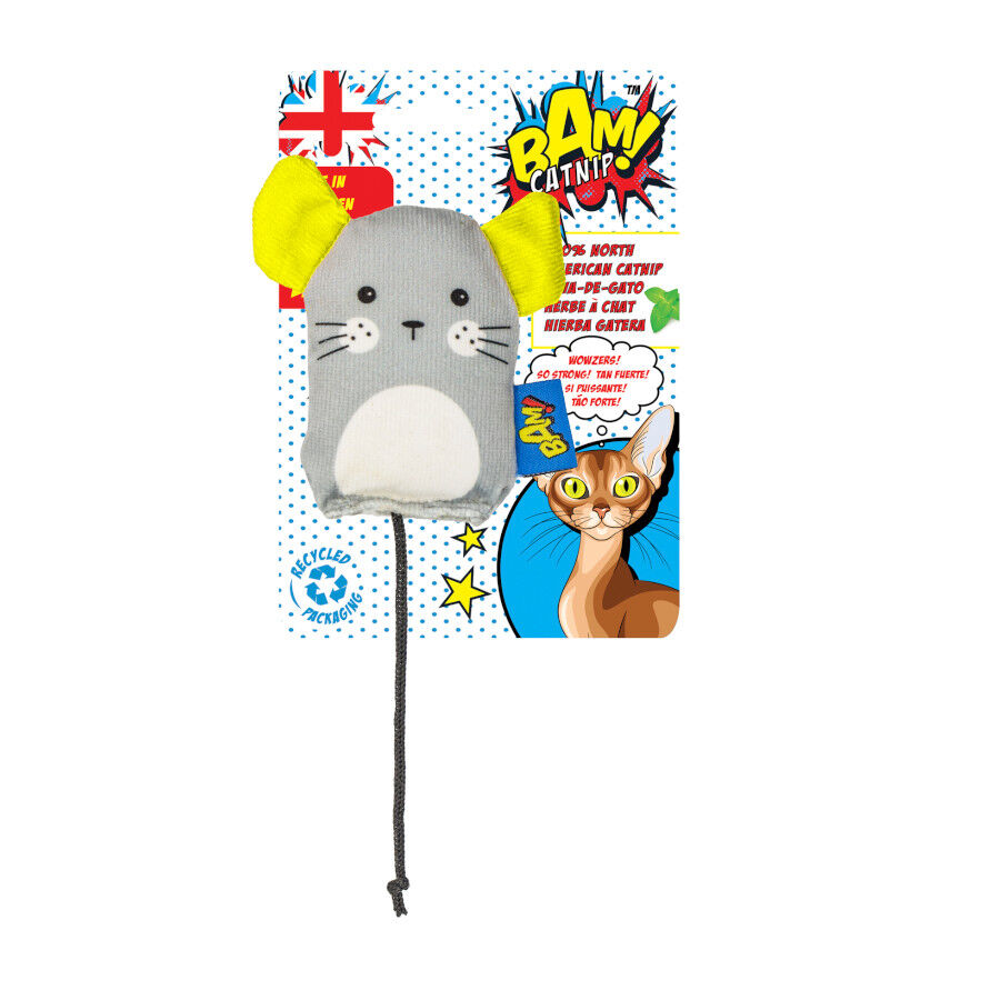 BAM! Peluche Rato Martin com catnip para gatos, , large Imagem n&uacute;mero 8
