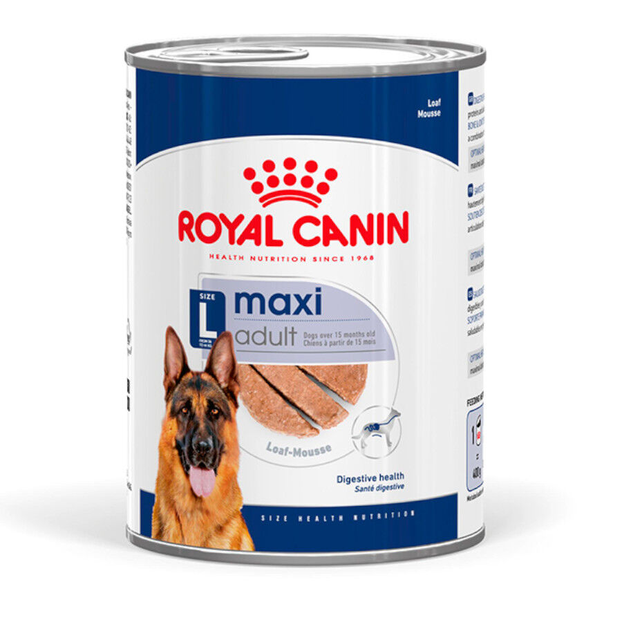 410 g Royal Canin Maxi Adult Pat&ecirc; em lata para c&atilde;es, , large Imagem n&uacute;mero 1