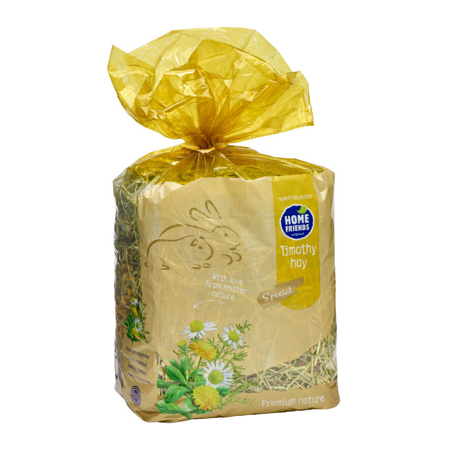 600 g Home Friends Feno Timothy com cal&ecirc;ndula e camomila para coelhos e roedores, , large Imagem n&uacute;mero 1