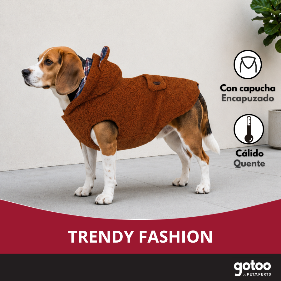Gotoo Casaco Teddy Castanho para c&atilde;es, , large Imagem n&uacute;mero 6