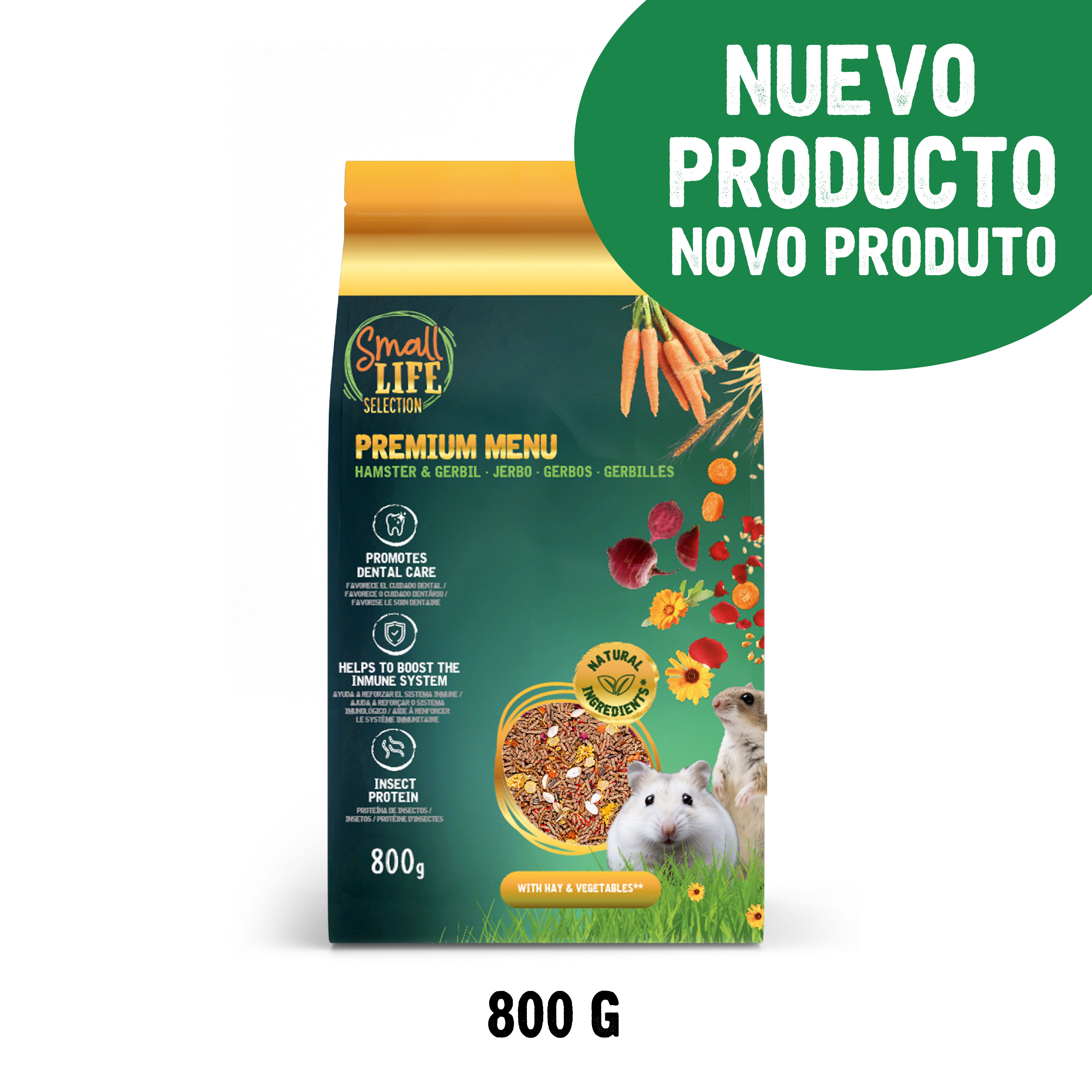0.8 kg Small Life Premium Men&uacute; Comida para hamster, , large Imagem n&uacute;mero 2