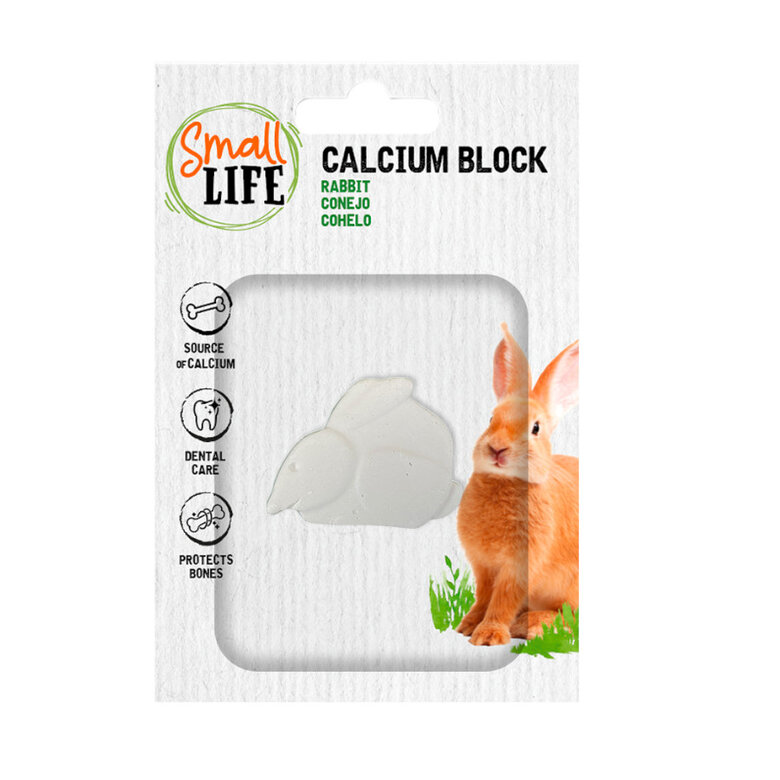 Small Life Bloco de Cálcio para coelhos e cobaias,  Imagem número 1 Small Life Bloco de Cálcio para coelhos e cobaias, , large Imagem número 1