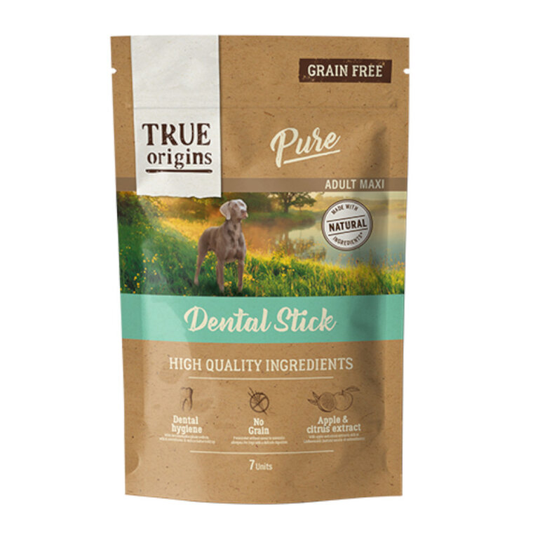 7 sticks True Origins Pure Maxi Adult Snacks Dentários para cães,  Imagem número 1 7 sticks True Origins Pure Maxi Adult Snacks Dentários para cães, , large Imagem número 1