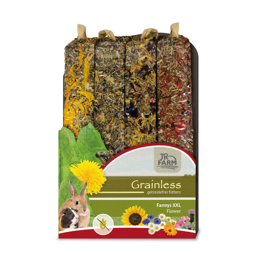 JR Farm Grainless Farmys XXL Barras de flores para roedores, , large Imagem n&uacute;mero 2