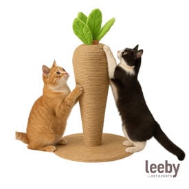 Leeby Carlos Cenoura arranhador de juta para gatos