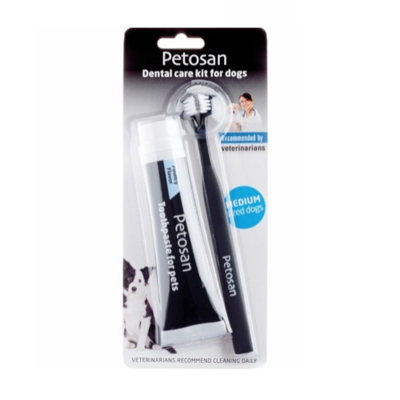 Petosan Kit de limpeza dentária para cães médios,  Imagem número 2 Petosan Kit de limpeza dentária para cães médios, , large Imagem número 2