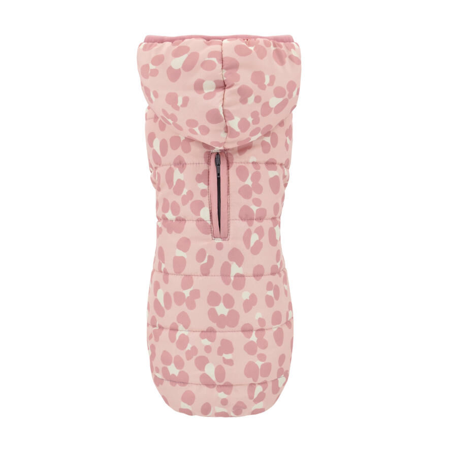 Nayeco Leopardo Casaco com capuz cor-de-rosa para c&atilde;es, , large Imagem n&uacute;mero 1