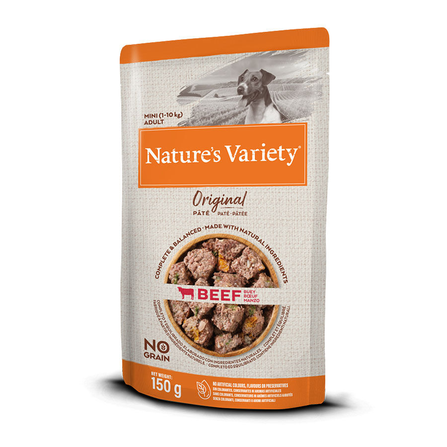 Nature's Variety Original sobre pat&eacute; Adult Mini para perro 150gr Imagem n&uacute;mero 1