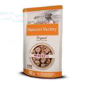 Nature's Variety Original Adult Mini Carne de Vaca em patê saqueta para cães