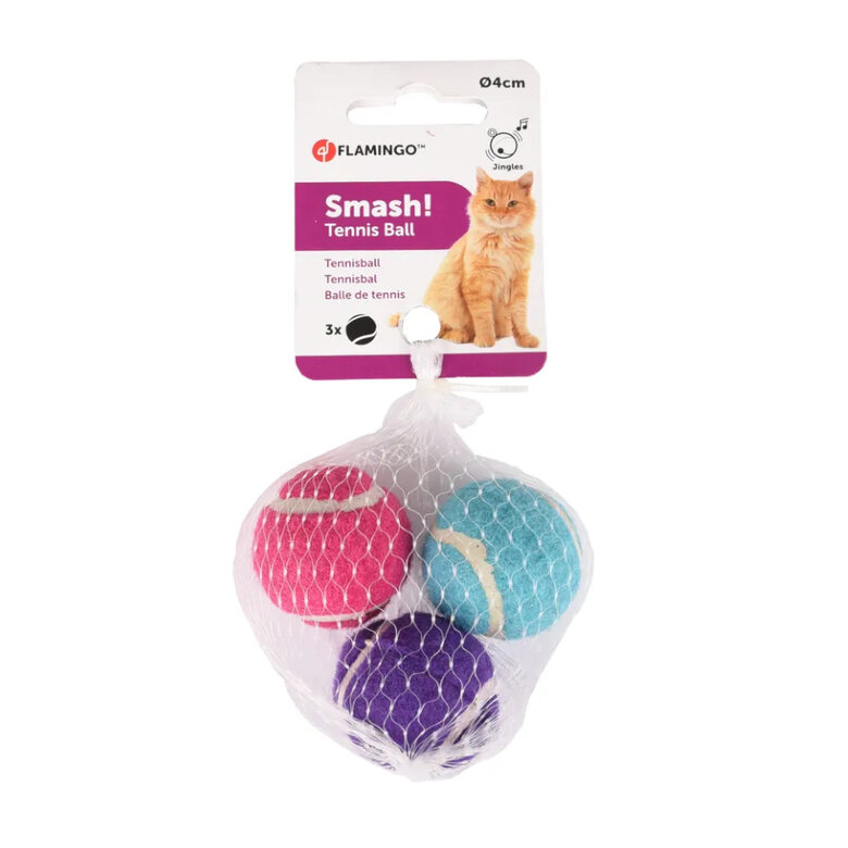 Flamingo Winta Bola de ténis para gatos,  Imagem número 2 Flamingo Winta Bola de ténis para gatos, , large Imagem número 2