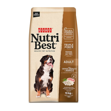 Nutribest Adult Porco Ibérico e Arroz ração para cães