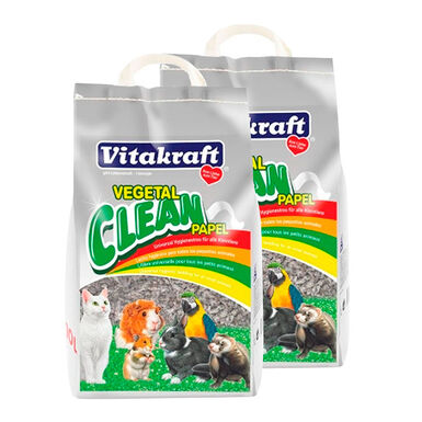 Vitakraft Vegetal Clean Leito para animais - Pack 2 