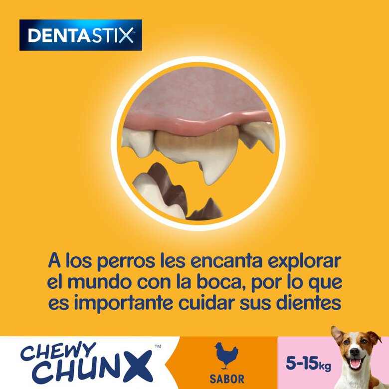 68 g Pedigree Dentastix Chewy Chunx Snacks Dentários Frango para Cães Pequenos,  Imagem número 6 68 g Pedigree Dentastix Chewy Chunx Snacks Dentários Frango para Cães Pequenos, , large Imagem número 6
