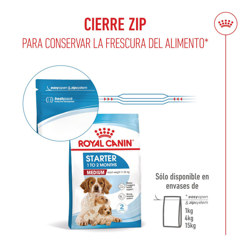 15 kg Royal Canin Medium Starter Mother&Baby ração para cães,  Imagem número 10 15 kg Royal Canin Medium Starter Mother&Baby ração para cães, , large Imagem número 10