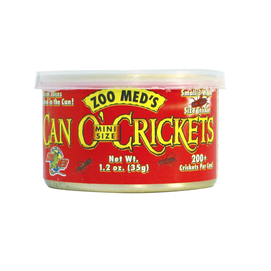 Zoo Med Can O&rsquo;Crickets Mini Size Grilos para rept&eacute;is, , large Imagem n&uacute;mero 1