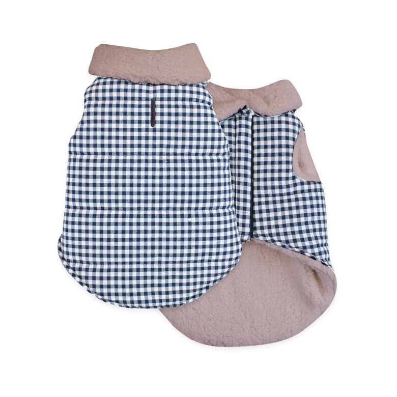 Outech Casaco Bomber Vichy Navy para cães,  Imagem número 2 Outech Casaco Bomber Vichy Navy para cães, , large Imagem número 2