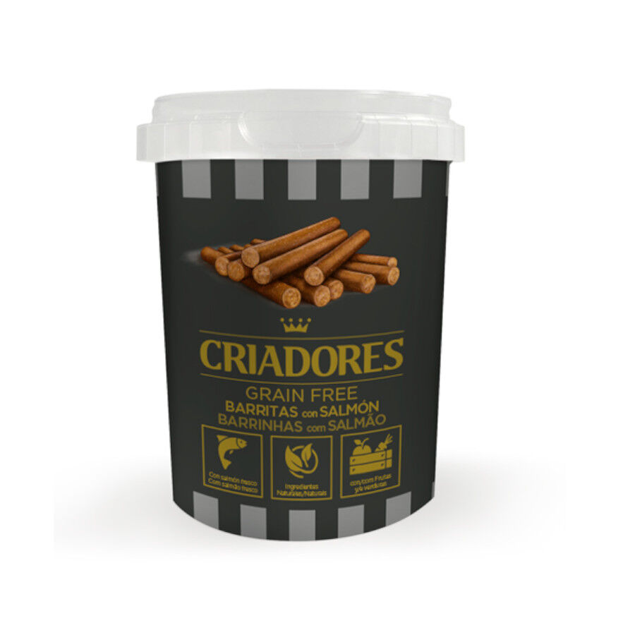 300 g Criadores Barras Grain Free Salm&atilde;o para c&atilde;es , , large Imagem n&uacute;mero 1
