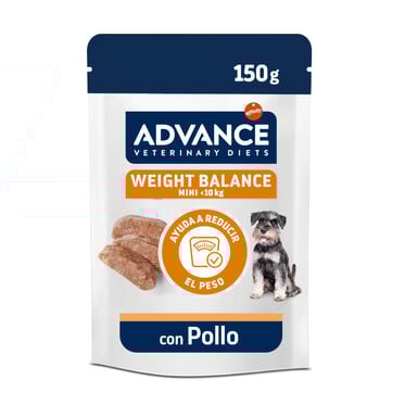 Advance Weight Balance Frango saqueta para cães mini