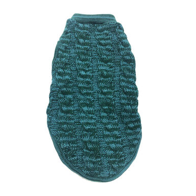 Outech Camisola azul com trança para cães 