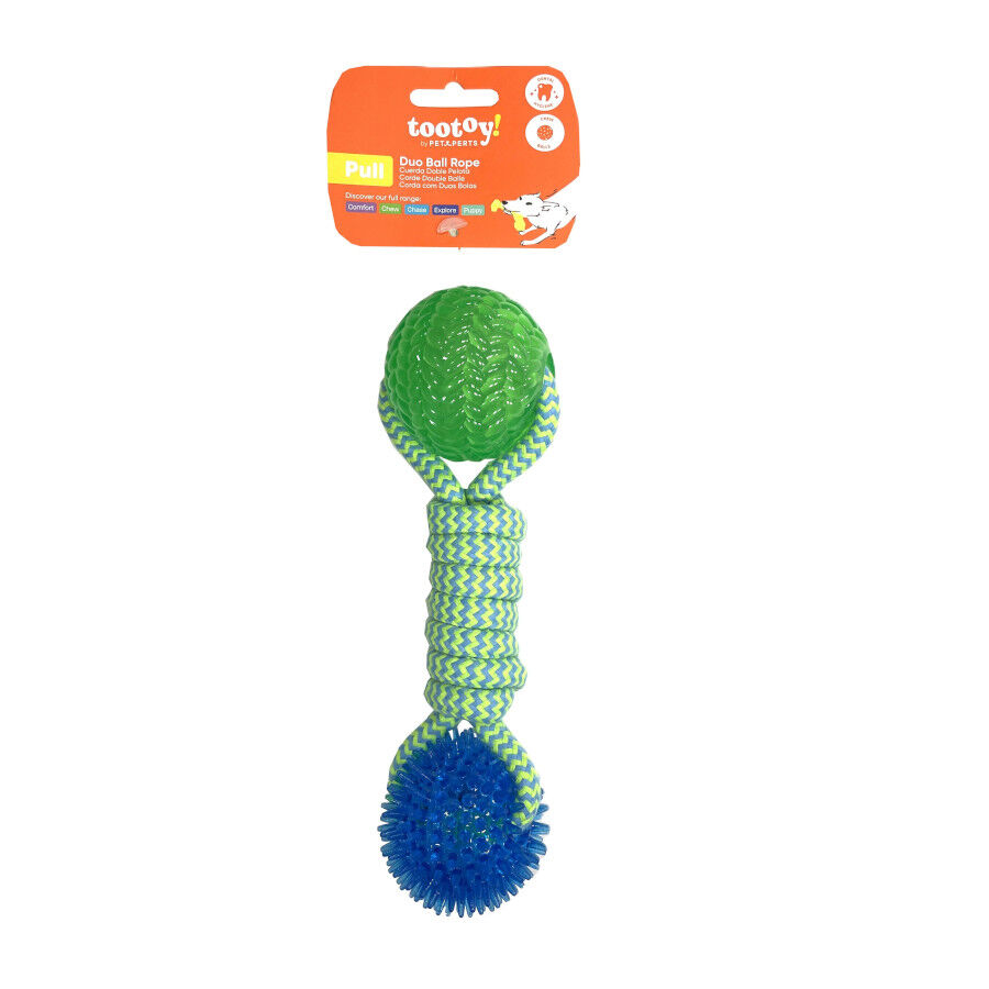 Tootoy! Pull Brinquedo de corda com duas bolas para c&atilde;es, , large Imagem n&uacute;mero 7