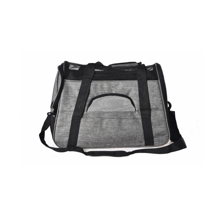 TK Pet Mochila Transportadora Cinzenta para c&atilde;es, , large Imagem n&uacute;mero 2