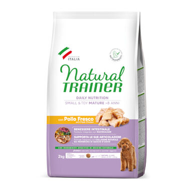 Natural Trainer Mature Small&Toy Frango ração para cães 