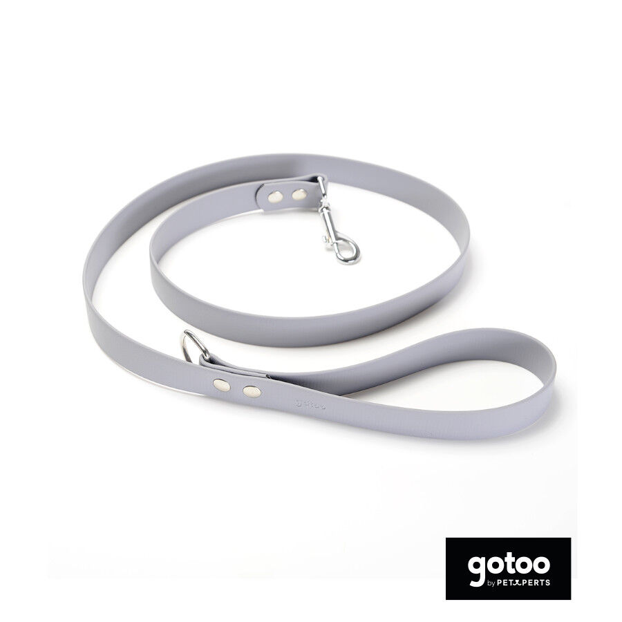 Gotoo Coleira Biothane cinzenta para c&atilde;es, , large Imagem n&uacute;mero 2