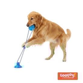Tootoy! Pull Brinquedo interativo corda com pega para c&atilde;es